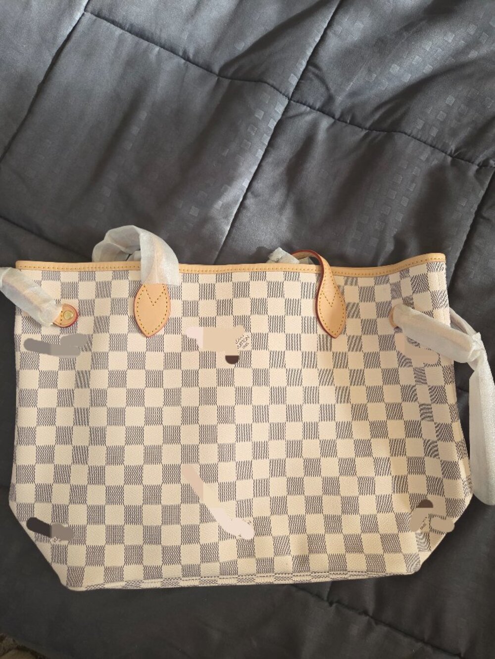 Beautiful large checker bag